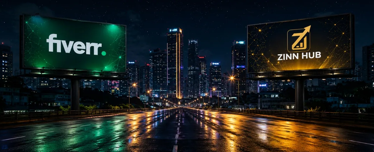 Fiverr vs Zinn Hub para sa PH buyers — honest comparison para sa Philippine business owners 2026