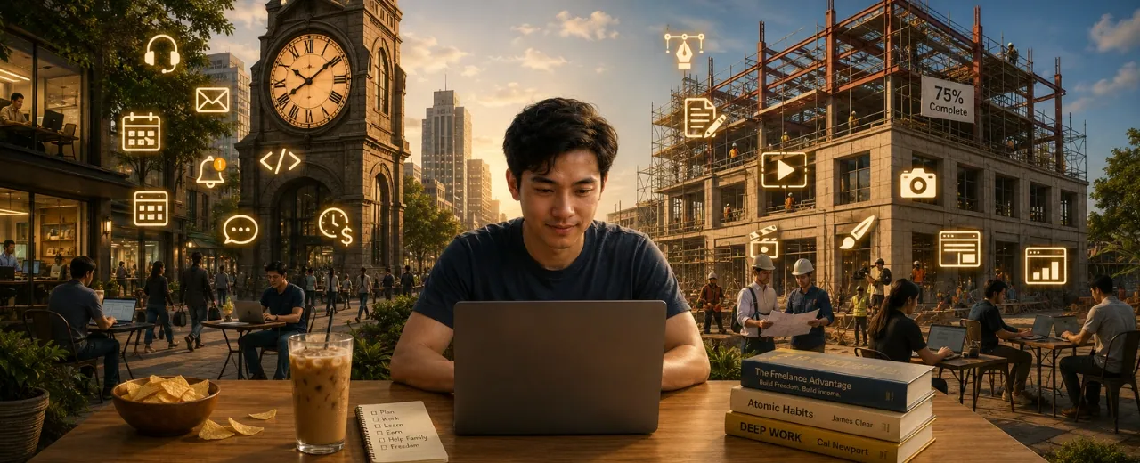 Filipino freelancer deciding between hourly and project based pricing — complete guide Philippines 2026